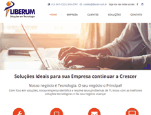 Tablet Screenshot of liberum.com.br